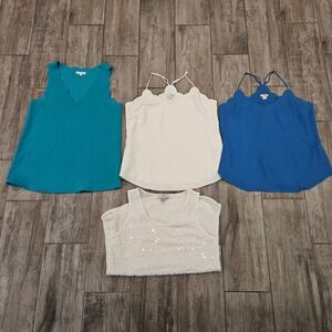 LOFT J. Crew Career Business Casual Tank Tops Womens Size S Lot of 4 Basics